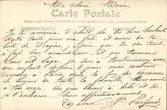 CPA Montmorency Statue of J J Rousseau