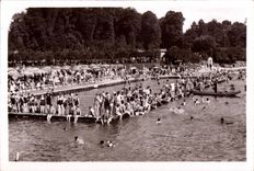 CPSM the Beach of Isle Adam (S and O) One day affuence