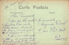 Taladro de CPA de la isla AdAn (el Seine y el Oise) los chorlitos del castillo el agua de la pieza