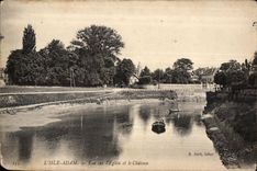 Iglesia encendido vista AdAn de la isla I de CPA y el castillo