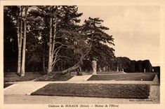 CPA Castle of Seals (the Seine) Statue of I Winter