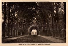 CPA Castle of Seals (the Seine) Allee of the Duchess