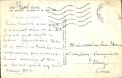 CPA sella las cascadas grandes y la alfombra verde