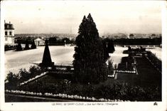 CPA the Park Of Saint Cloud Seen on Paris Orangery
