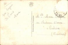 CPA the Park Of Saint Cloud Seen on Paris Orangery