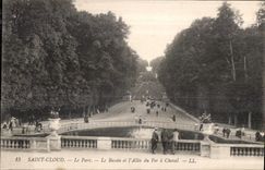 CPA Saint Cloud the Park the Basin and Allee of the Horseshoe