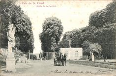 CPA Parc de St Cloud Grille de la Carriere