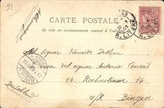 CPA Parc de Saint Cloud Vue de la Grille du Fer a Cheval