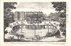 CPA Seen and perspective of the Castle of St Cloud of the core of Staircase