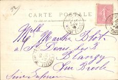 CPA Saint Cloud Entree du Pare et Restaurant du Pavilllon Bleu