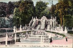 CPA Saint Cloud Le Parc Le Grande Cascade 