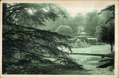 CPA Park of St Cloud the Kiosk of Trocadero