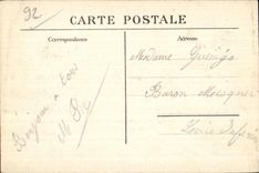 CPA Saint Cloud Panorama towards Paris Airship Zeppelin Eiffel Tower