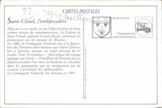 REPRO Saint Cloud Seine et l Embarcadere