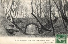 CPA SAINT CLOUD Le Parc Le Pont du Diable