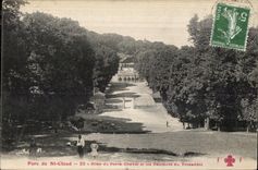 CPA SAINT CLOUD Allee du Fer a Cheval et les Hauteurs du Troundero