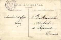 CPA Saint Cloud Le Parc Allee des Statues