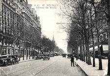 CPA Neuilly Avenue de Roule