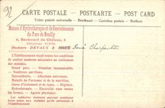 CPA House Hydrotherapy St of Convalescence of the Park of Neuilly