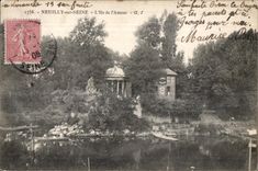 CPA Neuilly Sur Seine L lle de l Amour Cabaret