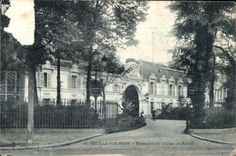 CPA Neuilly sur Seine Restoring of the Castle of Madrid