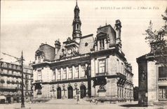 CPA Neuilly Sur Seine L Hotel de Ville