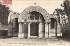 CPA Neuilly sur Seine Vault Saint Ferdinand raised with the memory of the duke Orleans died by accident