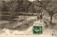 Taladro de CPA de la caminata de Meudon de la charca del caballo del caballo de Villebon