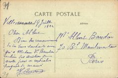 CPA Castle of the Barn Yerres (S and O)