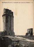 CPA Montlhery (S et O) Ensemble des ruines du Chateau