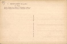 Montlhery - La Tour - Chateau - CPA 