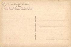 Montlhery - Le Chateau - La Tour - CPA