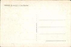 CPA Maisse Les Roches