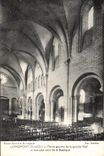 CPA LongPont (S -et-O ) Partie gauche de la Grand Nef et bas cote nord de la Bsilique
