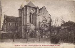 Longpont - Route de l Abbaye - CPA 