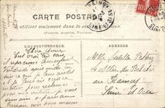 Clichy - Boulevard National - Janvier 1910 - Inondation - CPA