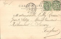 CPA Asnieres Interieur de I Eglise Sainte Genevieve