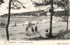 Le Bureau - La Plage prise des Dunes - CPA 