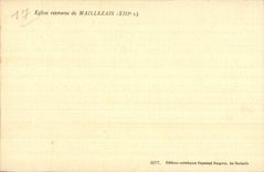 Maillezais - Eglise Romane - CPA 