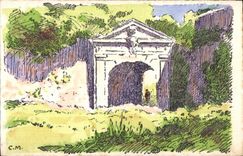CPA Brouage L Aigues Mortes de la Saintonge La Porte Royale
