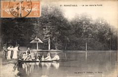 Bonnetable - Le Lac dans la foret - CPA 