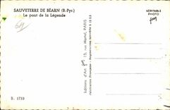CPA Sauveterre De Bearn (B -Pyr ) Le pont de la Legende