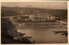 CPA Les Beaux Paysages de France Cote Basque Corniche de St Jean de Luz a Hendaye Le Pavillon