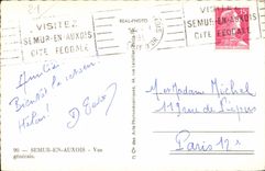 CPA Semur En Auxois Vue generale