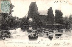 CPA Environs De Trouville Eglise de Cricquebeaf