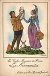 CPA Les Vieilles Provinces de France La Normandie Folklore Costume