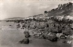 CPA Benerville sur Mer (Calvodos) Les Rochers