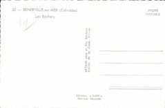 CPA Benerville sur Mer (Calvodos) Les Rochers