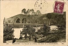 CPA Harcourt La Vallee De L orne Vue Prise De La Roche Bunel