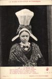 CPA La Basse Normandie Pittoresque Folklore Costume Le bonnet rond